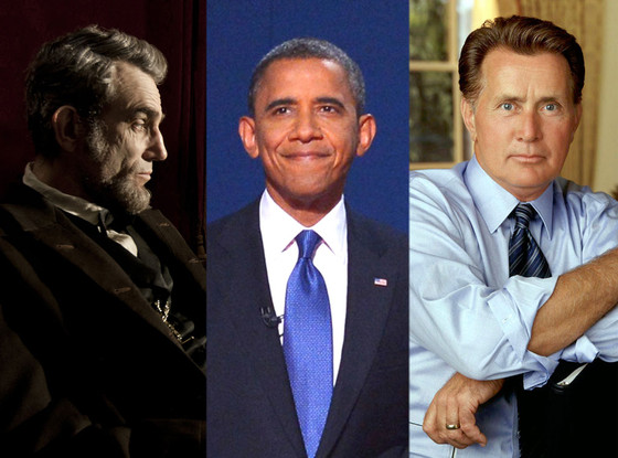 Daniel Day Lewis, Lincoln, President Barack Obama, Martin Sheen, The West Wing Daniel Day Lewis, Lincoln, President Barack Obama, Martin Sheen, The West Wing